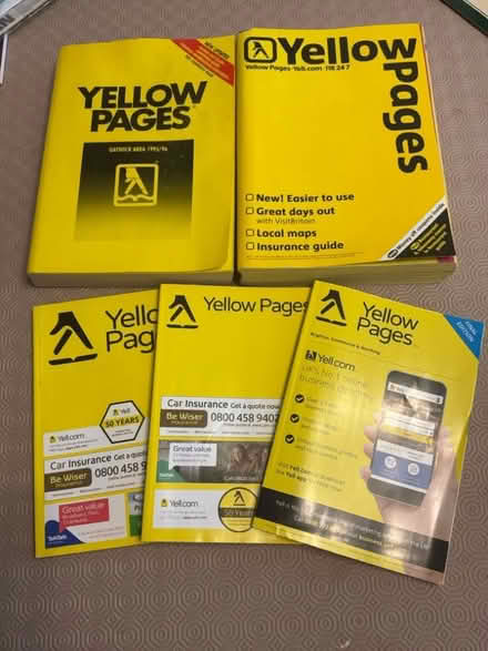 Photo of free Old Yellow Pages (Hailsham BN27) #2