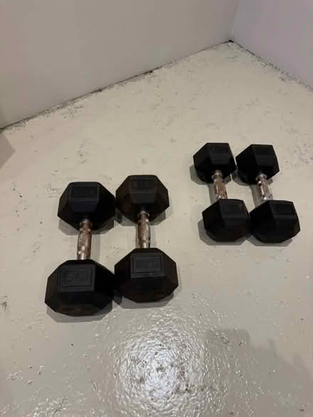 Photo of free Dumbbell weights (Petersfield GU31) #1