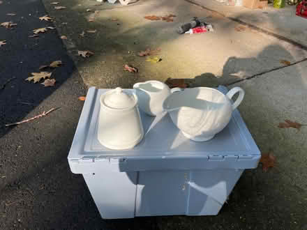 Photo of free Sugar, creamer, gravy boat (Oradell) #1