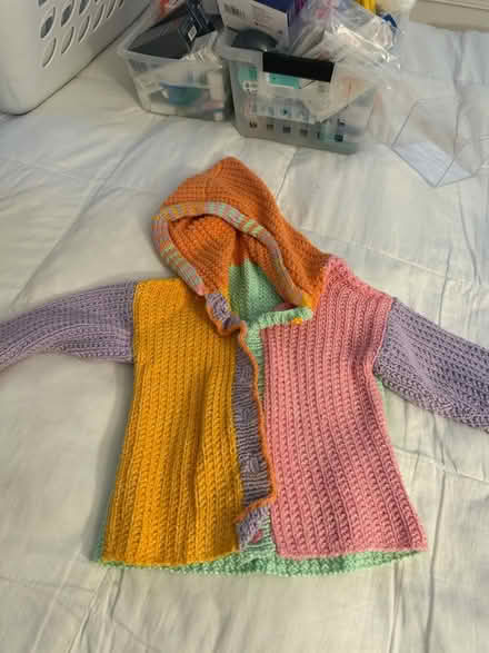 Photo of free Hand knit baby/toddler sweaters (Near Montrose Rd and 270) #3