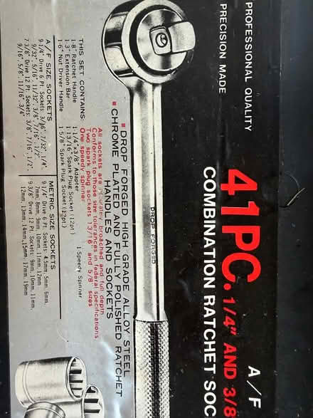 Photo of free Socket Set (Harpenden AL1) #2