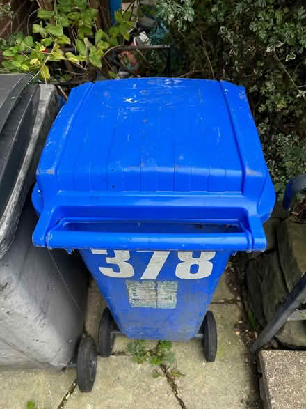 Photo of free Blue bin. Clean inside (Fox Hill S6) #2