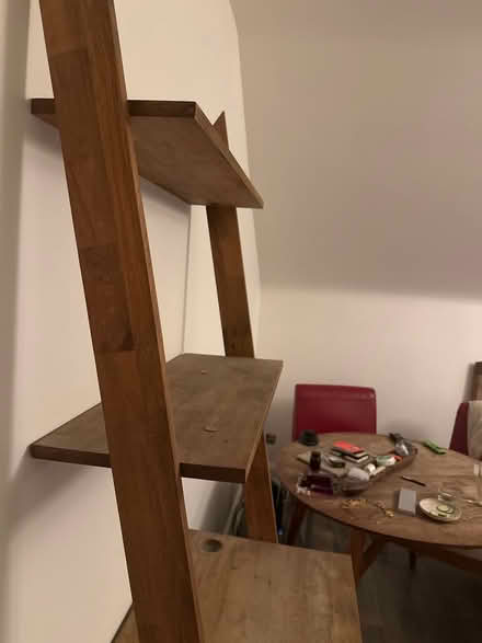 Photo of free Tall leaning wooden shelves/desk (swiss cottage NW3) #2
