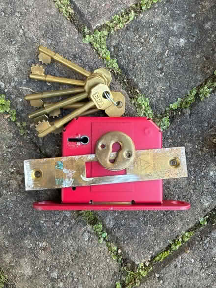 Photo of free Mortise deadlock with keys (Great Boughton CH3) #1