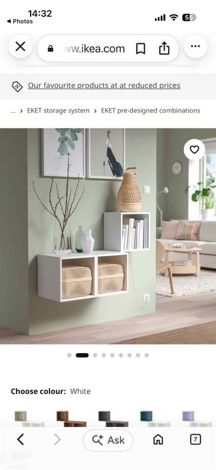 Photo of free IKEA box shelves (Rathgar Dublin 6) #2