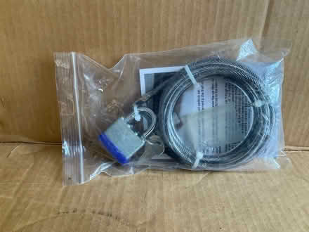 Photo of free Cable and padlock (Worlds End Burgess Hill RH15 0) #1