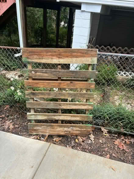 Photo of free Wooden pallet (S. 26th St. & S. Ives St) #1