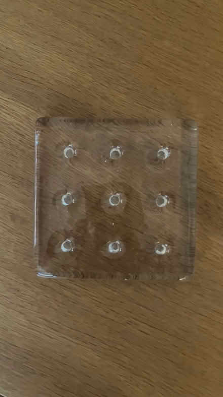 Photo of free Solid glass candle holder (Covingham SN3) #2