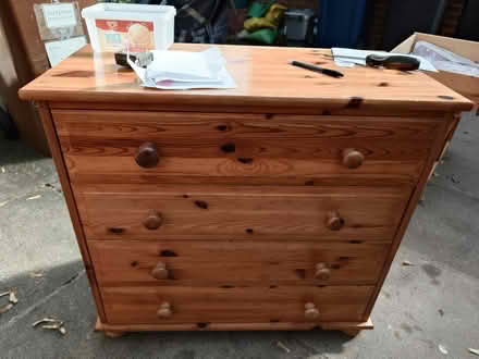 Photo of free solid pine chest of drawers WS151QF (WS15 Upper Longdon) #1