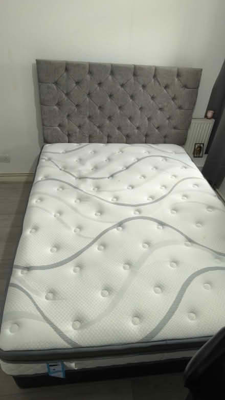 Photo of free King bed with mattress n’ Headboard (Catford SE6) #4