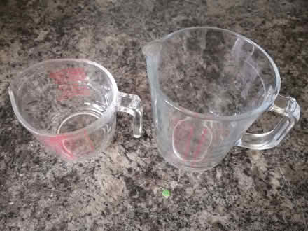Photo of free Two glass measuring jugs. (Oswestry SY11) #1