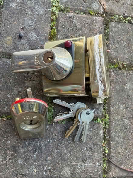 Photo of free Rim mounted Yale lock with night latch (Great Boughton CH3) #1