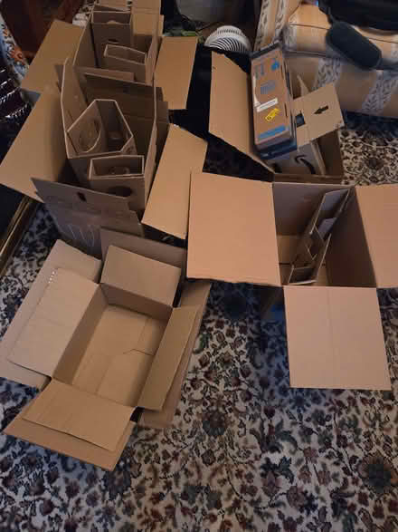 Photo of free 6 medium sized cardboard boxes (Clevedon BS21) #1