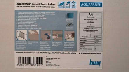 Photo of free Aquapanel cement boards (Ilkeston DE7) #1