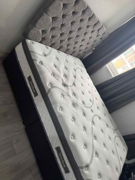 Photo of free King bed with mattress n’ Headboard (Catford SE6) #1