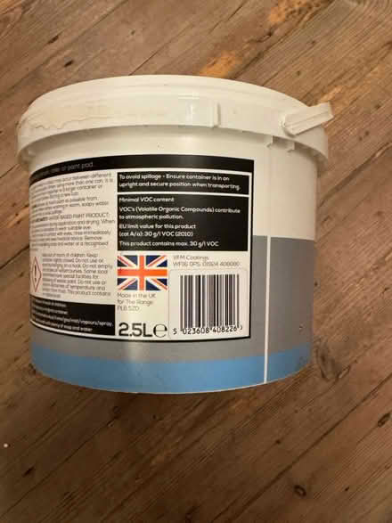 Photo of free Magnolia emulsion paint (South Wimbledon SW19) #2