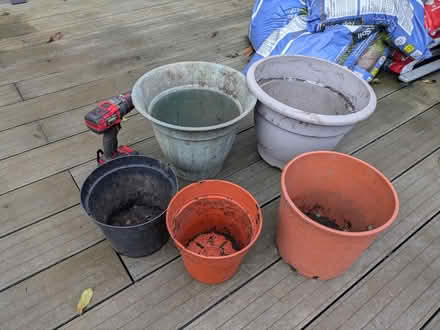 Photo of free Plastic plants pots (Mosspark, Glasgow G52) #1