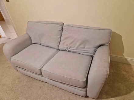 Photo of free Light blue 3 seater sofa, and 2 seater sofa bed (Penrith CA11) #3