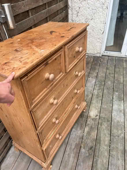 Photo of free wood chest of drawers (stillorgan) #1