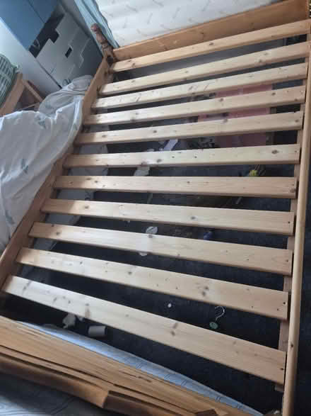 Photo of free King size bed with mattress (IP33 3) #3
