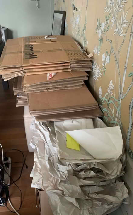 Photo of free 32~ Cardboard Moving Boxes (Flattened) (Notting Hill Gate W2) #1