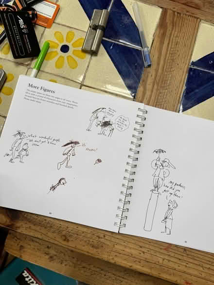 Photo of free Quentin Blake colouring & drawing book (Pipers Ash CH2) #4