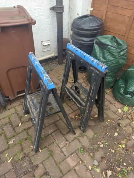 Photo of free Plastic saw horses (Ash, Aldershot. GU12) #3