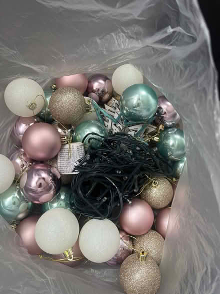 Photo of free Christmas baubles and lights (OX14) #1