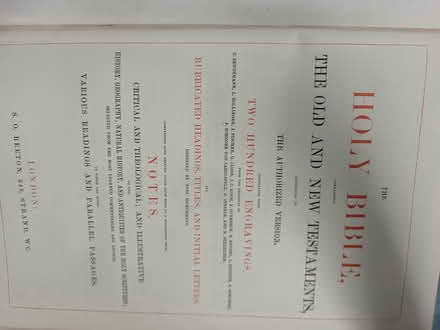Photo of free 3 volume old illustrated Bible (D15) #3