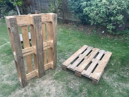 Photo of free Pallets x3 sturdy & strong (NW Chichester PO19) #2