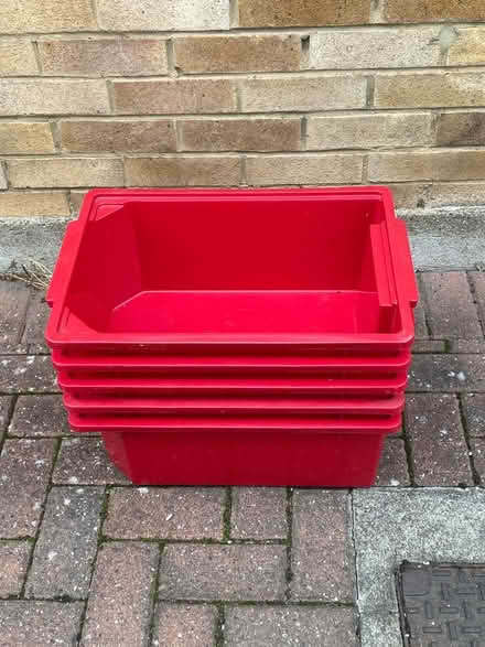 Photo of free 5 Addis stack and store boxes (Addiscombe CR0) #3