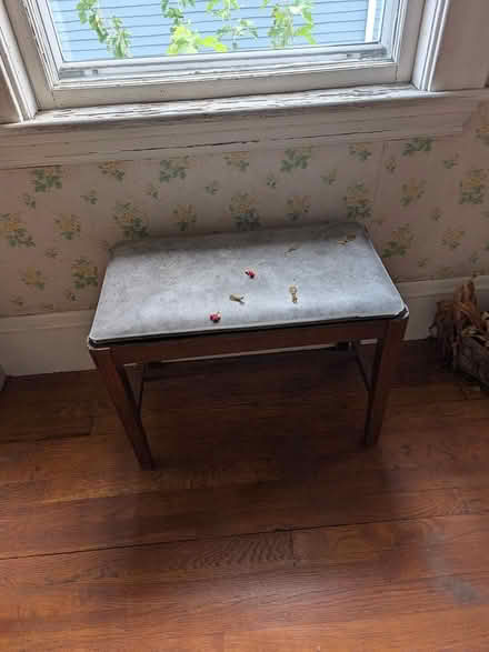 Photo of free Cushioned footstools (Ball Sq Somerville) #1