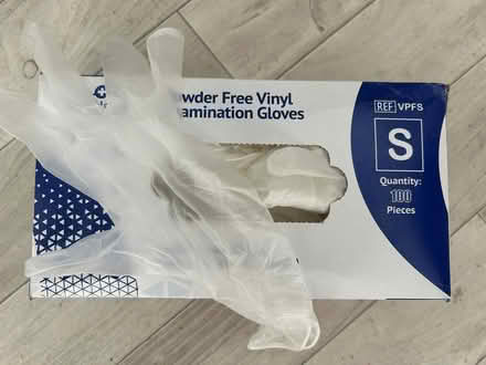 Photo of free Pack of latex free gloves, small (KT23 Great Bookham) #2
