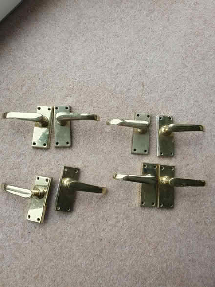 Photo of free Brass door handles (Purley CR8) #1