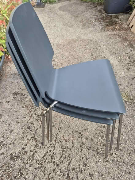 Photo of free 3 black chairs (Horfield BS10) #1