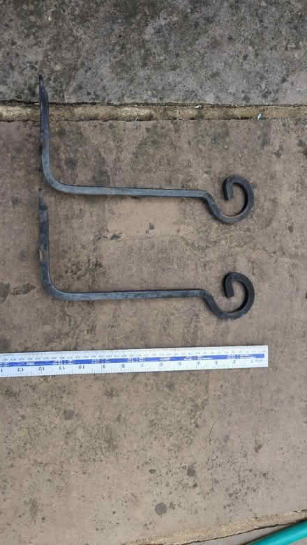 Photo of free 2 Hanging Basket Hooks (Letchworth (SG6)) #1