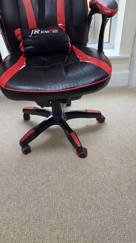 Photo of free JR Knight Gaming Chair (Red/Black) (Pinner, HA5) #4