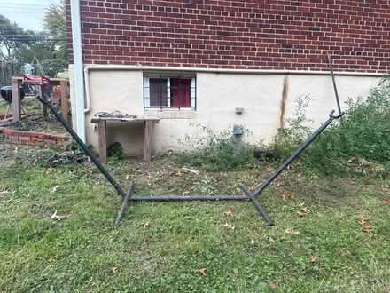 Photo of free Hammock stand (Woodside Forest) #1