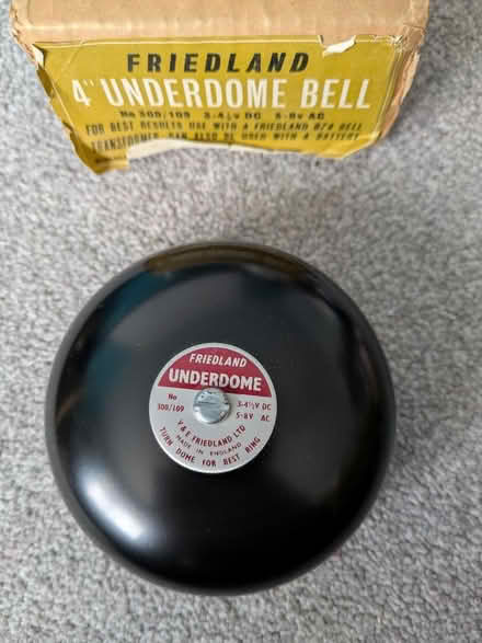 Photo of free Friedland 4 inch underdome bell. (Allesley Park CV5) #1