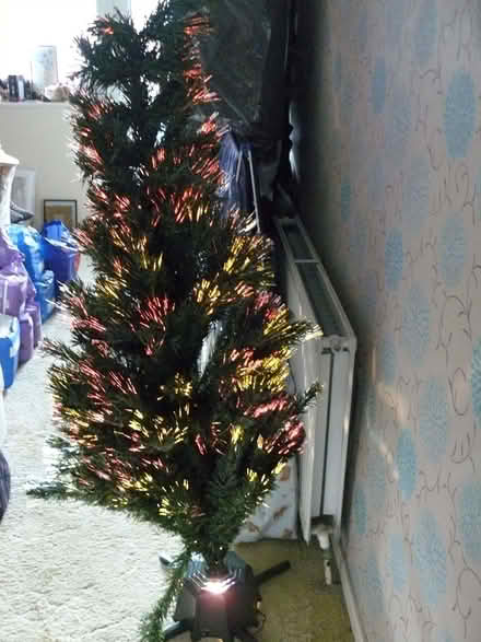 Photo of free 5ft fibre optic Christmas tree. Mains electric. Working (Kempsey WR5) #1