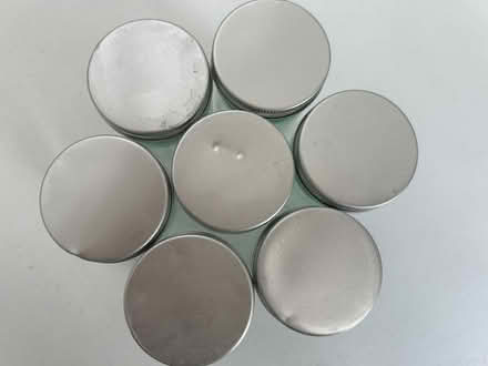 Photo of free 7 little glass jars (KT23 Great Bookham) #1