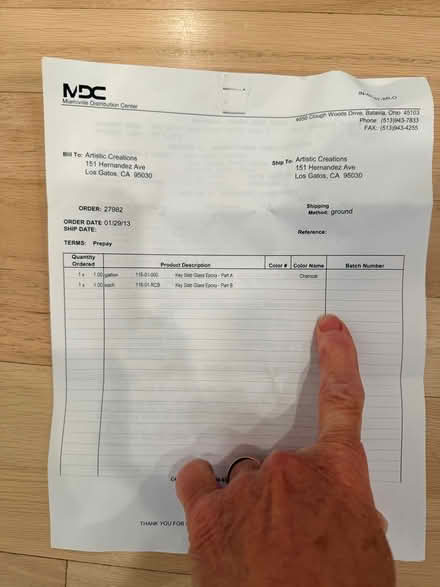 Photo of free Key Slab glass epoxy (Near Bachman Park, Los Gatos) #2
