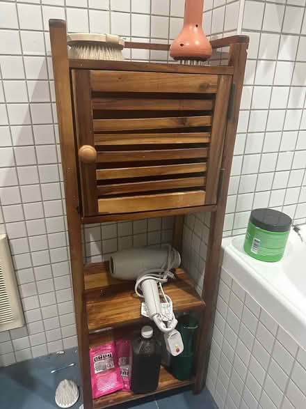 Photo of free Wooden Bathroom Storage Cabinet (11208) #2