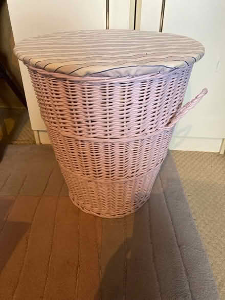 Photo of free Wicker linen basket (Swindon SN5) #1