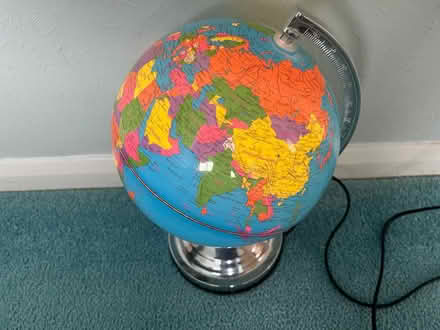 Photo of free Globe touch lamp (Pebsham, Bexhill TN40) #3