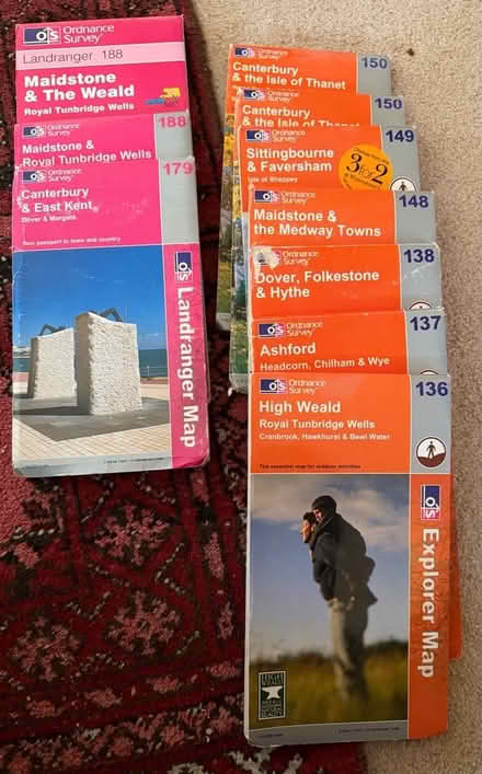 Photo of free Ordnance Survey Maps of Kent (Martyrs Field CT1) #1