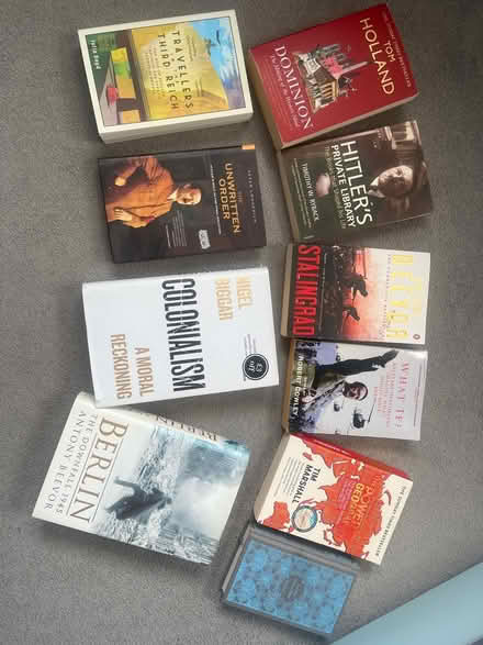 Photo of free Various history type books (OX14) #1