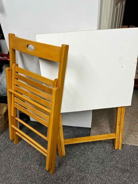 Photo of free Folding table and chair (Lower Earley) #1