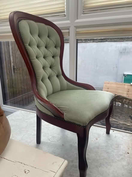 Photo of free Spoon back upholstered chair (Addiscombe CR0) #3