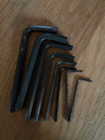 Photo of free Allen keys x 8 (Wallands Park BN7) #1
